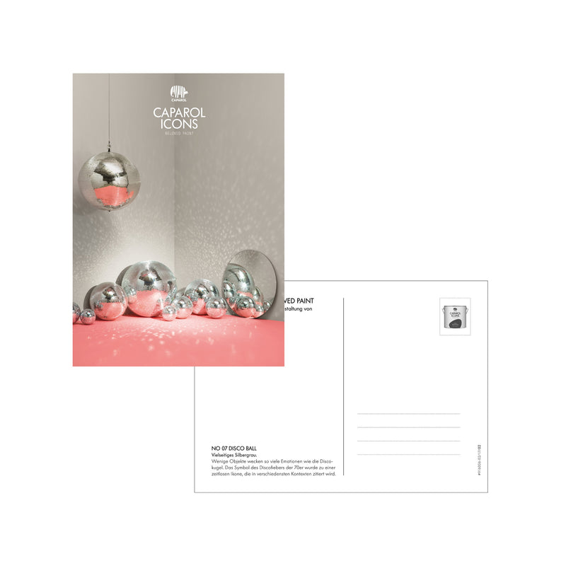 Postkarte "Disco Ball"