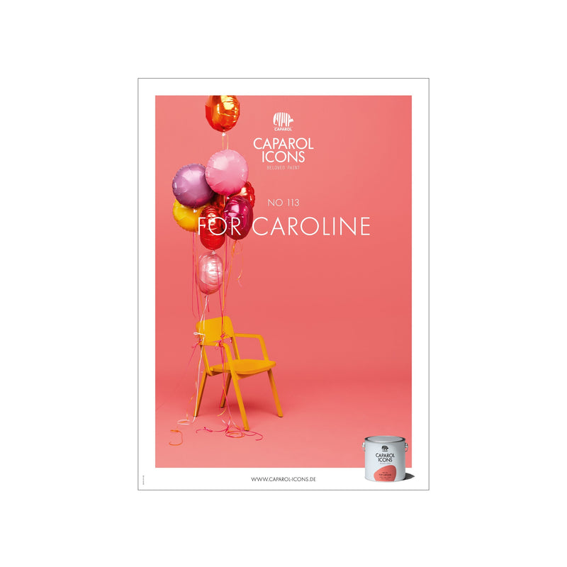 Poster "For Caroline"